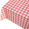 Table Cloth Rectangular El Banquet Disposable Red Plaid Tablecloth For Wedding Party Christmas Cover Home Decoration