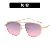 2 pcs Fashion luxury designer Double beam toad Sunglasses 2022 new oval metal trend Sunglasses mens and womens Sunglasses lovers