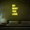 パーティーサプライ「Do You Lave」Led Neon Sign Decoration Light Decor Bedroom Custom Wall Art Romance Wedding