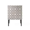 Christopher Knight Home Kassi Декоративный стул из ткани, серый геометрический узор