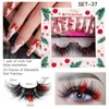 2023 New Christmas Nail Eyel Tool Set 8D Mink Strip Eyel 25mm Natural Soft Colored False Eyeles Extensi Makeup Tool b9lJ#