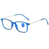 Solglasögon anti-blå lätta läsglasögon full ram för män och kvinnor strålningsskydd fyrkantig optisk dator glasögon