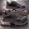 2024 Klassische Paris Crystal Bottom Triple S Freizeitschuhe Dad Platform Sneakers für Männer Frauen Vintage Old Grandpa Trainer EUR 36-45 E6