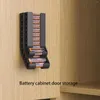 Crochets support de batterie organisateur de stockage organiser et protéger en toute sécurité les Batteries pour la porte du placard