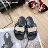 Ayakkabılar Tasarımcı Sandal Sandal Terlik Terlik Slides Sliders Konfor Katırları Slayt Kadınlar Yaz Flip Flip Terlik Mektup Sandal Yumuşak Kalın Alt Alt Düşük Topuk Ayakkabı 35-44