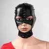 Frauen Herren Latex Gesichtsmaske Bronzing Tuch Offener Mund und Augen geklebt Kopfbedeckung Paare Erwachsene Gesichtsmaske Kapuze für Rollenspielkostüm 240320