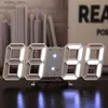 デスクテーブルクロック3D LEDデジタルクロック輝くナイトモード輝度