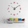 Horloges murales Mode DIY Horloge Europe 3D Big Quartz Montre Salon Grande Maison Décorative Nature Morte Autocollants Circulaires