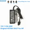 HP ENVY 15V 1.33A 20W TPNP104 HSTNNDA37 HSTNNLA37 HSTNNCA37ラップトップタブレット電源電源のためのアダプターオリジナルACアダプター充電器