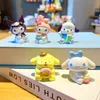 Wholesale of cute cartoon Kuromi resin figurines, small ornaments for home, office, desktop decoration, cake baking accessories
