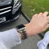 Ремешки для часов Watch Ultra Band 49 мм 40 мм 44 мм Металл 38 мм 42 мм Сменный браслет IWatch Series 8 7 6 SE 5 4 45 мм 41 мм 240323