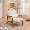 Home Accent Chair Medieval Modern Chairs Pillows, Cushions, Casual Armchairs with Solid Wood Frames and Cushions Suitable for Living Rooms, Bedrooms, Balconies,