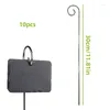 Décorations de jardin 10pcs porte-étiquette de plante maison pot de fleur décoration pépinière marque plateau de semis accessoires d'outils de bricolage