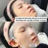 3D Silice Mask Face Women Women Care Care Tool Hanging Ear Face Mask Sheet Glak