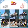 Summer Women's Soft Sports Board Shoes Designer High Duality Fashion 1Mixed Color Thick Sole Outdoor Sports Wear resistant Reinforced Shoes GAI