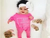 Gute qualität nette baby outfit Neue Herbst winter rosa Mädchen Warme Säuglingsspielanzug langarm Overall mode Body Baumwolle valenti6830006