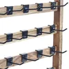 Astucci per gioielli Espositore per orecchini in legno con ganci Organizzatore multiuso per cartoline per orecchini Braccialetti appesi Collane da tavolo