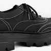 Sıradan Ayakkabı Hızlı Kalite 2024 Spring Street tarzı Siyah Gençler Erkekler Deri Günlük Ziyafet Elbise 5cm Yükseltme Etkisi