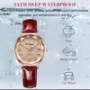 POEDAGAR Exquisite Ladies Watch Luxury Fashion Ultrathin Leather Belt Waterproof Luminous Quartz Women Wristwatch Female Clocks 240322