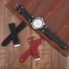 OnThelevel oryginalny zegarek ze zegarem zegarku rajdowym porowatym oddychającym Watchbnad 19 mm 20 mm 22 mm ręcznie robione na rękę Akcesoria #D 240320