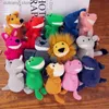 Animali di peluche ripieni Simpatici denti Smi Animali Portachiavi che incrociano Giocattoli di peluche Rana Accessorio Portachiavi Orso Dinosauro Bambola di pezza Piccolo pendente L240320