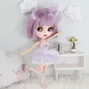 Outfits for ICY DBS Blyth doll purple angel princess dress lady skirt suit 16 BJD ob24 anime girl 240311
