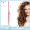 Irons Ckeyin Mini Curling Iron 9mm Professional Hair Curler Ceramic Curls trollstav små salongstylingverktyg långvarig lockig hårrulle