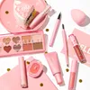 Pinkflash 1 Anniversary Наборы для макияжа всего лица Liquid Ccealer Foundati Beauty Блеск для губ Тушь для ресниц Подводка для глаз Румяна для лица Косметика Y3oP #