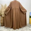 Ethnic Clothing Ramadan Abaya Dubai Luxury Diamonds Sleeves Muslim Woman Dress Modesty Robe With Pockets Turkey Kaftan Kimono Islamic