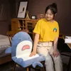 Stuffed Plush Animals Big Mouth Shark Cushion Fish Plush Toy Soft Stuffed Winter Warm Butt Sofa Dining Chair Pillow Animal Gift Birthday Girlfriend L240320