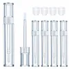 20st tomt läppglansrör 5 ml KLAR LIP BALM -flaskor påfyllningsbar läppstift Ctainer Eyel Growth Liquid Cosinic Ctainer W6EQ#