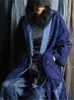 Women's Trench Coats Women Loose Vintage Patchwork Coat Ladies Spliced Long Outerwear Female 2024 Topcoat