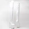 Buty taneczne Laijianjinxia 20 cm/8 cali PU Upper Women Platform Party High Heels Modern Over the Knee Boots Pole 492