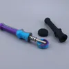 Accessori per tubi in vetro con punta al quarzo in acciaio inossidabile in silicone NC, tubi con punta in paglia, accessori per tubi in vetro dab rig Z150