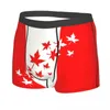 Unterhosen für Herren, coole Unterwäsche mit Kanada-Flagge, Boxershorts, Breathbale-Shorts, Höschen