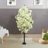 Artificial Cherry Tree Fake Plants Tabletop Living Room Pathway Guide DIY Party Wedding Decor Backdrop Home 240322