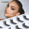 wholesale False Les 2/100 Boxes 5 Pairs Natural 3D Mink False Eyeles Makeup Tool Fake Eye Les Faux Cils Make Up in Bulk N221#