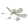 Ceiling Lights Fans With E26/27 Socket Fan LED Light Dimmable 40W/30W Warm For Garage Bathroom Bedroom Kitchen