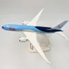 B737MAX8 B787-8 TUI Airlines ABS Plastic Airplane Model Toys Aircraft Plane Model Toy Assembly Resin for Collection 240314