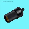 Novo 5pcs 12V/24V Cigar Cigarette Cigarette Feminino Feminino Inline Socket Plugd Adapter Connector útil