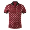 Neue Herren-Stylist-Polohemden Luxus Italien Herren 2023 Designerkleidung Kurzarm Mode Herren Sommer-T-Shirt Asiatische Größe M-3XL