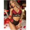 Lingerie grande taille pour femmes avec allure potelée Mm, dentelle ajourée à trois points, ensemble de soutien-gorge perspective sexy, passionnée 535633