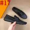 40Modello di marca di lusso Scarpe eleganti da uomo con motivo stampato Scarpe basse casual Scarpe da ufficio per affari Oxford in vera pelle Designer Mocassino in pelle scamosciata con fibbia in metallo Taglia 38-46