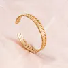 Bangle Gold Silver Color Geometric Chain Bangles Women Stainless Steel Adjustable Fashion Jewelry Valentine's Day Gift