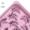 Nieuwe 10 Pairs 6D Natuurlijke Valse Eyeles Dramatische Volume Fake Eyel Extensi Faux Cils Groothandel Make-Up Tool 81J3 #