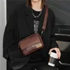 Luksusowa marka mężczyźni na ramię na iPad skóra torebka biznesowa Kobiety Messenger Torba duża boczna torba na procę Modna torba crossbody dla dziewcząt plecaków chłopców