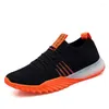 Casual Shoes 2024 Fashion Women And Men Sneakers Lace-up Vulcanize Breathable Mesh Couple Sport Plus Size 45 Running