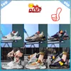 Summer Women's Soft Sports Board Shoes Designer High Duality Fashion Mixed Color Thick Sole Outdoor Sports W1e1ar resistant Reinforced Shoes GAI
