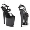 Dance Shoes Women 20CM/8inches PU Upper Plating Platform Sexy High Heels Sandals Pole 274