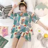 Neue Stil Nachtwäsche Cartoon Pyjamas für Frauen Lange Hosen Ärmeln Frühling Herbst Loungewear Erwachsene Mode Homewear Unterwäsche